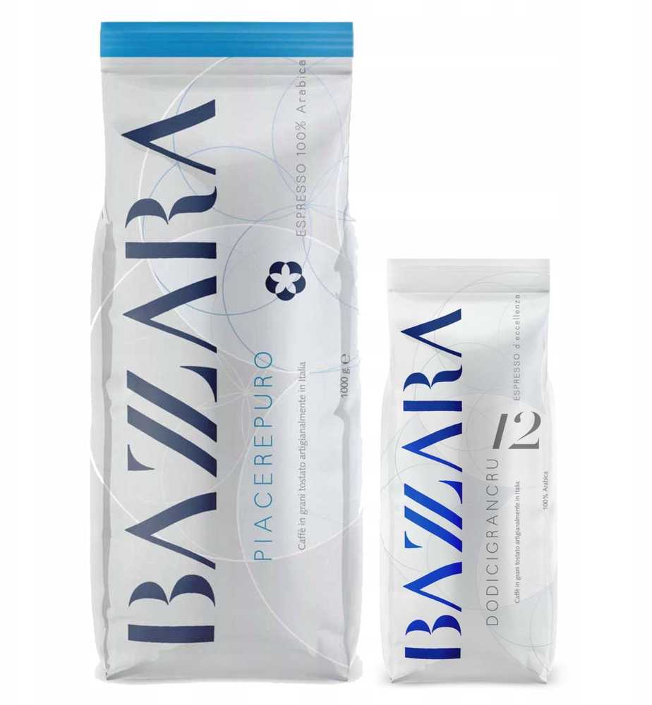 Kavos pupelės Bazzara Kavos pupelės PIACEREPURO 1000 g