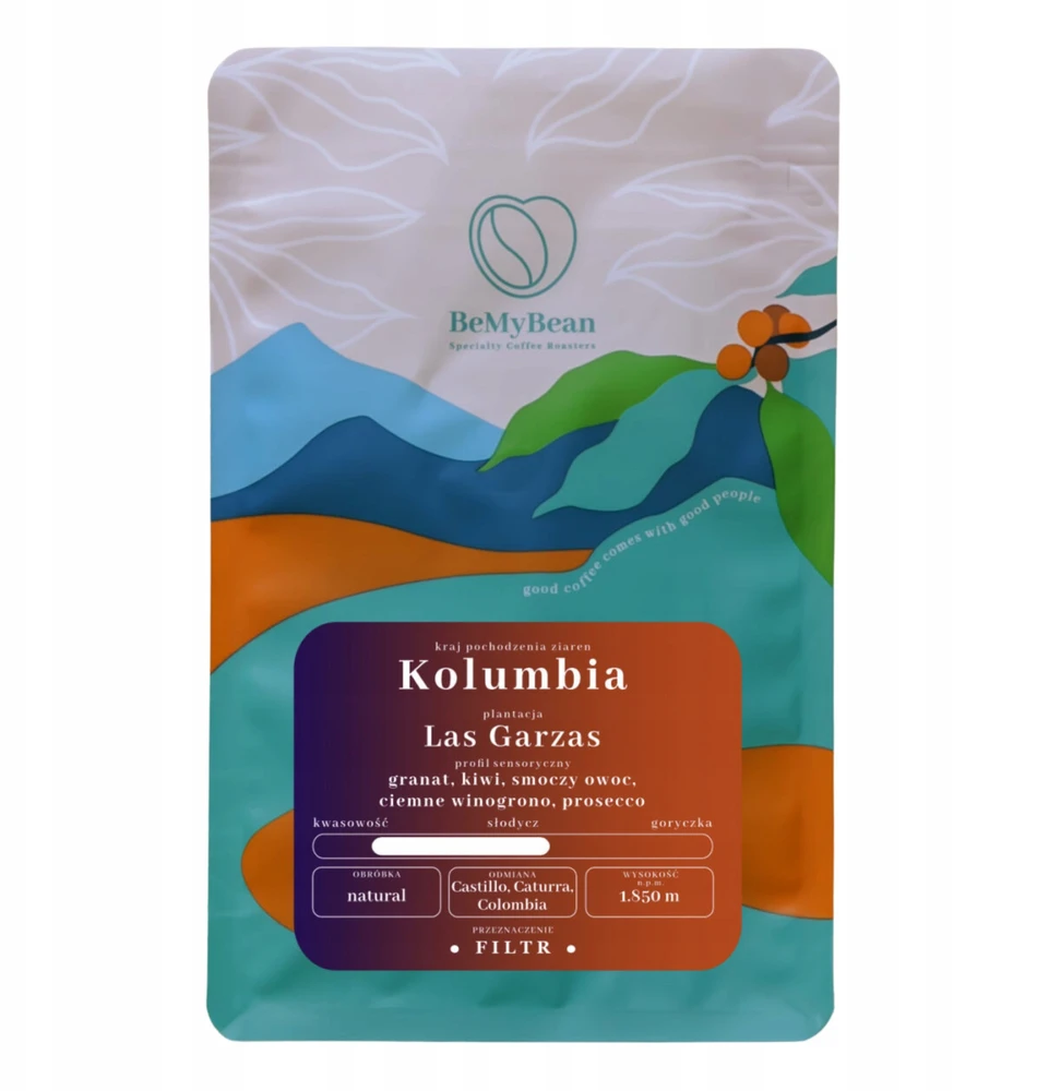 BeMyBean - Colombia Las Garzas natūralus filtras 250 g