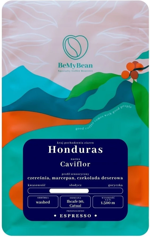 BeMyBean - Honduras Caviflor plauta espreso kava 250 g