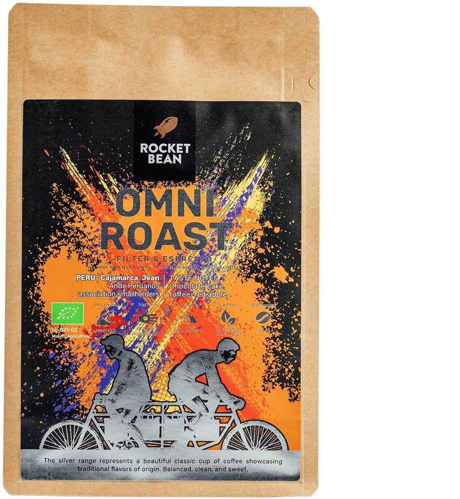 Bemybean Rocket Bean Rukolos pupelės - Peru ekologiškos, nuplautos, visur skrudintos, 200 g