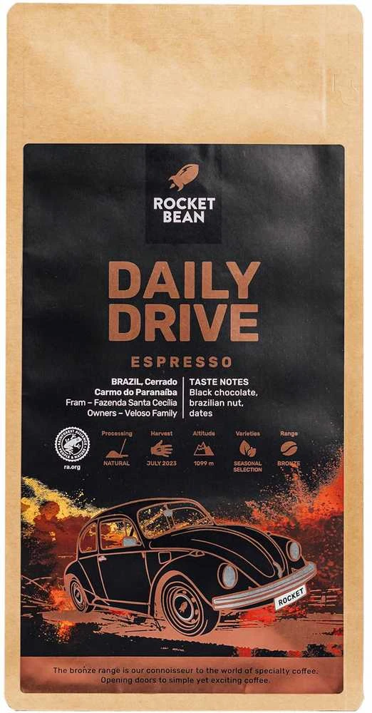 Bemybean Rocket Bean Rukolų pupelės - DAILY DRIVE Brazil Natūrali espreso kava 1kg
