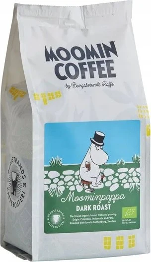 Bergstrands Kafferosteri Bergstrands kavos skrudintuvas - Moomin kava - Muminpappa BIO 250 g