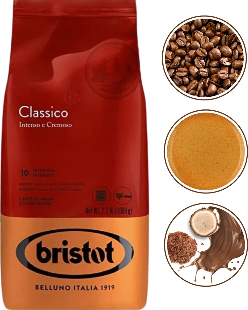 Bristot Classico kavos pupelės 1kg