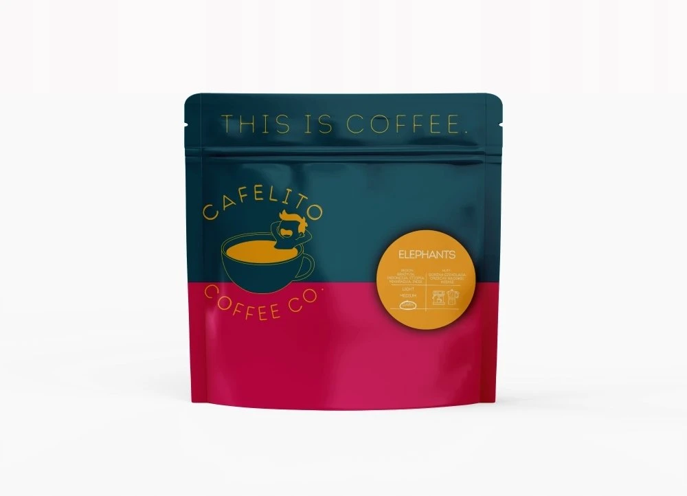 Cafelito - Visapusiškai skrudinta kava „Elephant“ 250 g