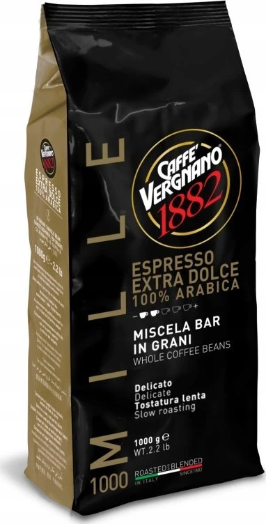Kawa ziarnista Caffe Vergnano 1000 Mille Espresso Extra Dolce 1kg