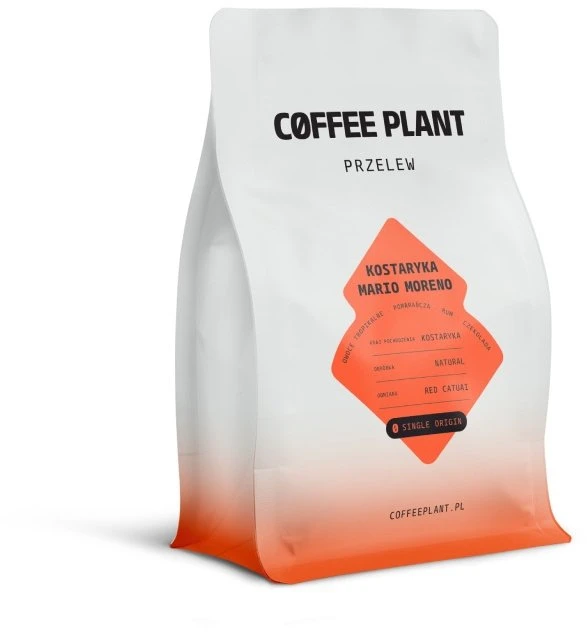 Kavos pupelės Coffee Plant kawa ziarnista Kostaryka Mario Moreno Naturalny filtras 250 g