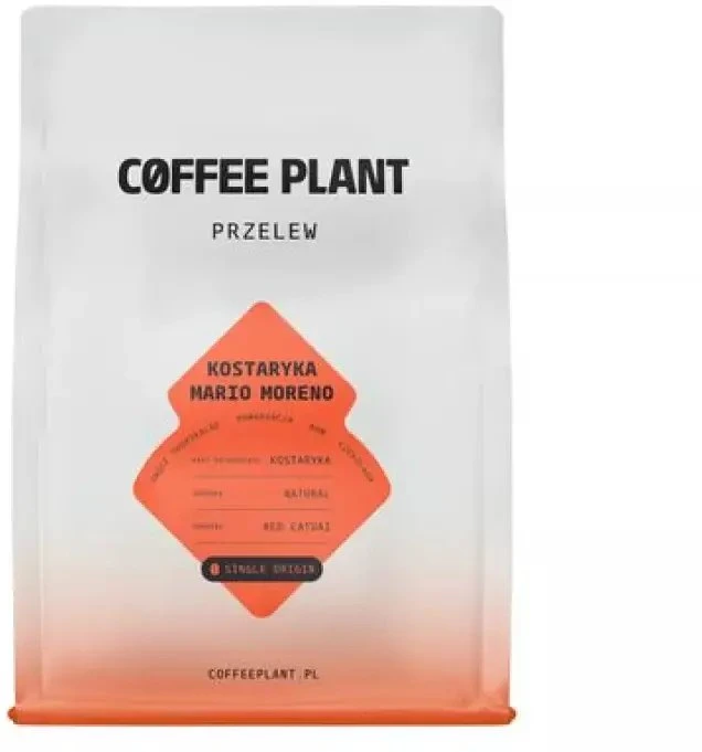 Kavos pupelės Coffee Plant kawa ziarnista Kostaryka Mario Moreno Naturalny filtras 250 g