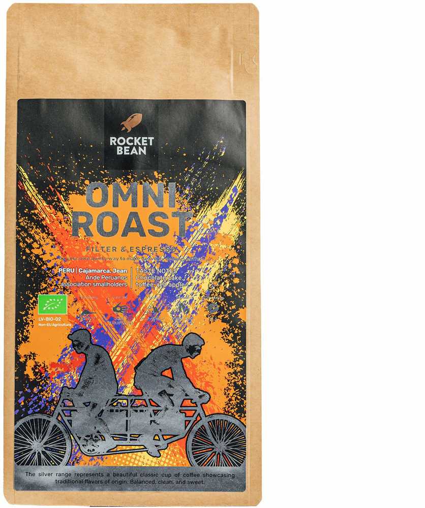 Coffee Plant Rocket Bean Rukolos pupelės - Peru ekologiškos, nuplautos, visur skrudintos, 500g