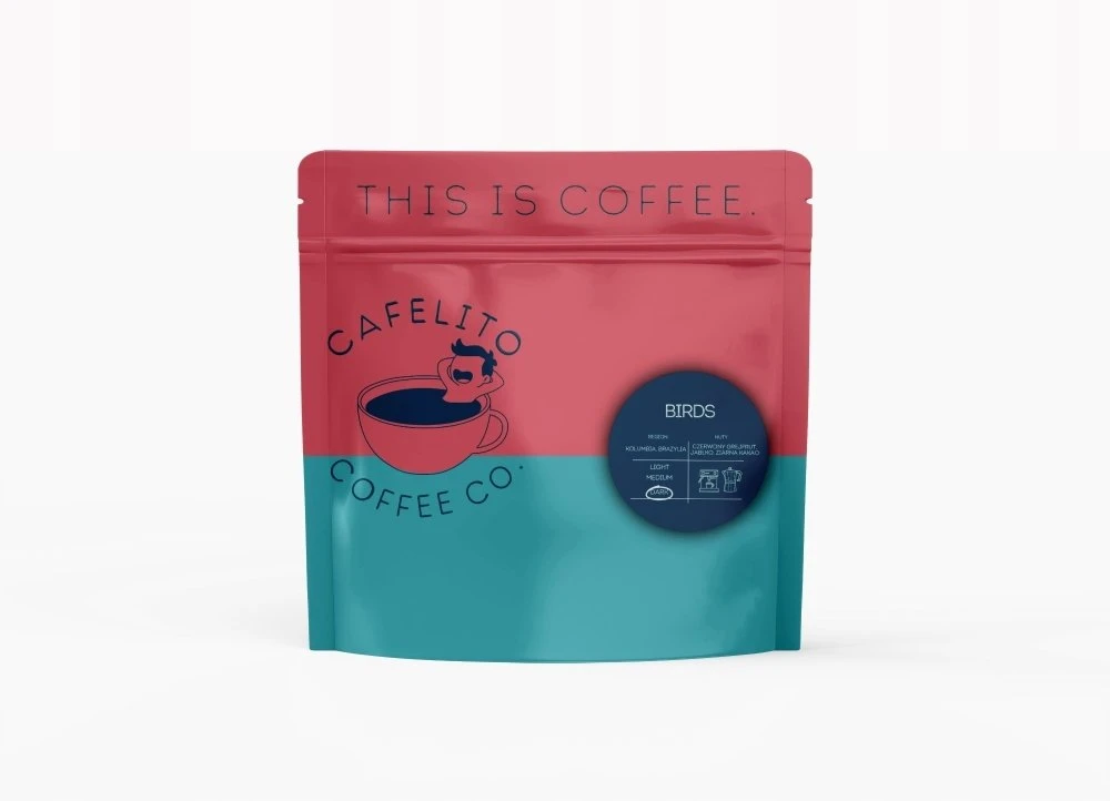 Coffeelab Cafelito - Kavos paukščiai, visa skrudinta kava, 250 g