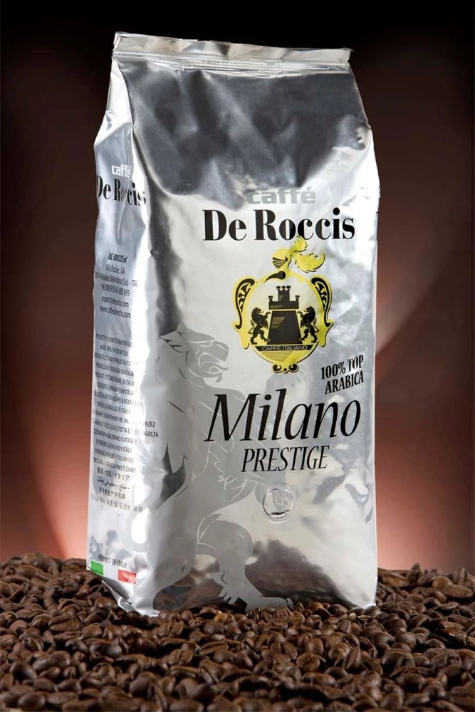 De Roccis Milano Prestige kavos pupelės 1kg