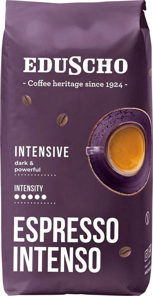 TCHIBO EDUSCHO ESPRESSO INTENSO kavos pupelės 1000G