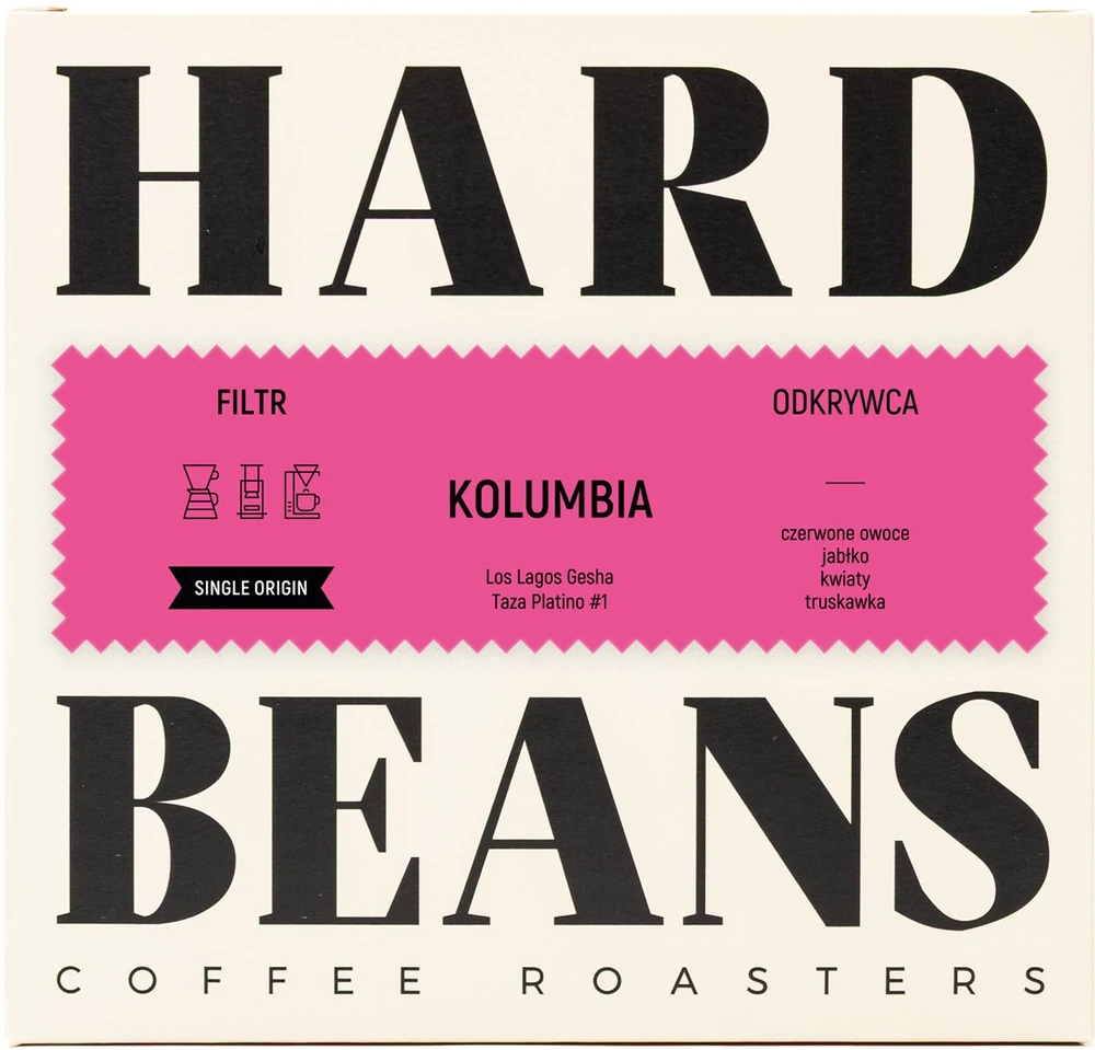 Hard Beans - Colombia Los Lagos Gesha Taza Platino #1 Filter 200 g