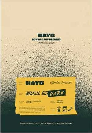 HAYB - Brasil Espresso DARK Natural 1kg