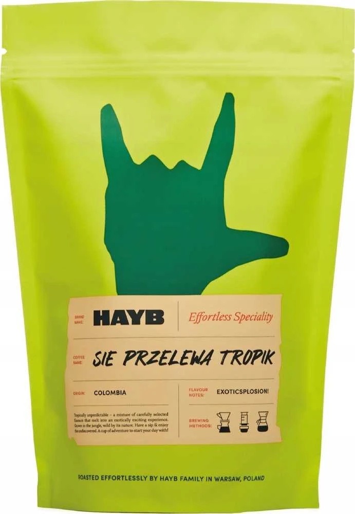 Kavos pupelės HAYB Sie Przelewa Tropik 1kg