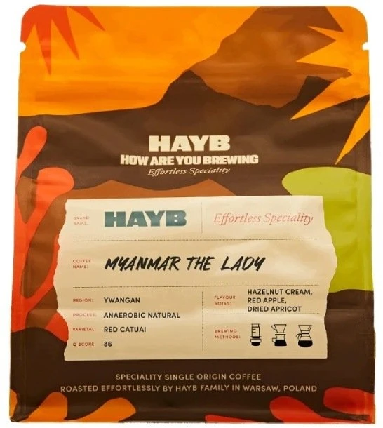HAYB - Mianmaro „The Lady“ anaerobinis natūralus filtras 250 g