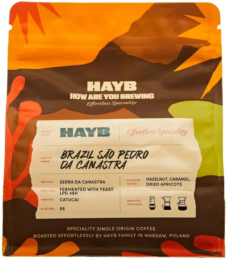 Kawa ziarnista HAYB Brazil Sao Pedro da Canastra 250 g