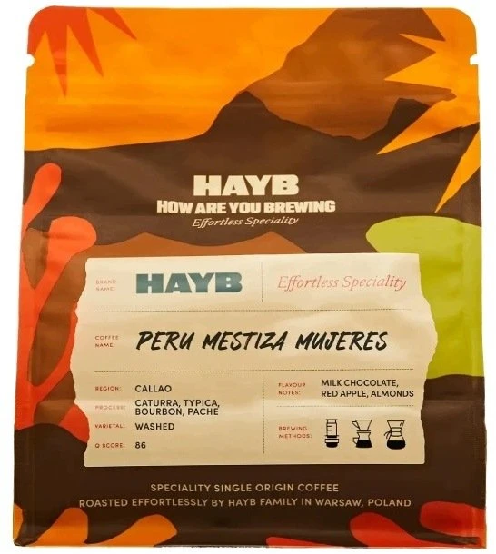 HAYB - Peru Mestiza Mujeres Washed Fiter 250 g