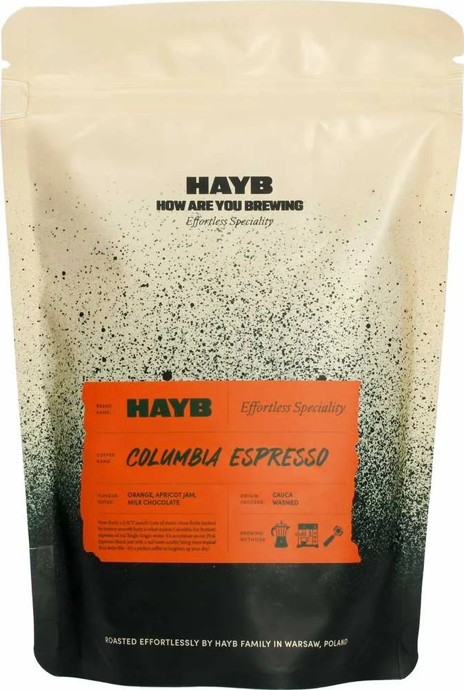 HAYB - Kolumbijos espreso kava su ploviklio milteliais, 250 g