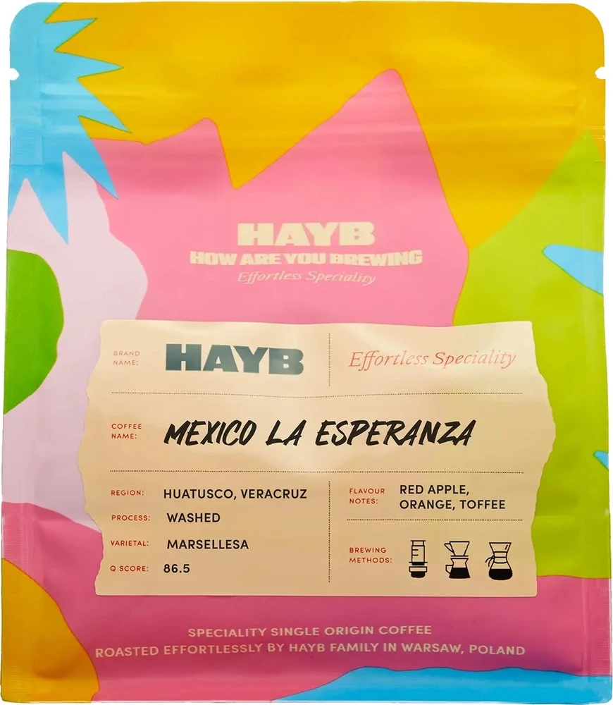 Kawa ziarnista HAYB Mexico La Esperanza 250 g