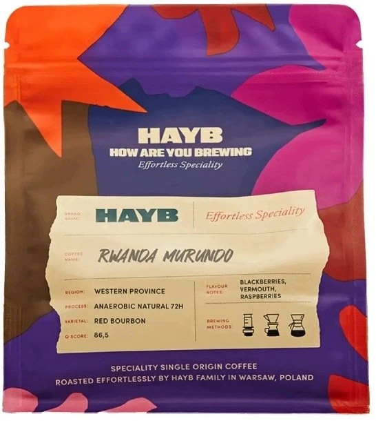 HAYB - Rwanda Murundo Anaerobic Natural 72h Filter 250 g
