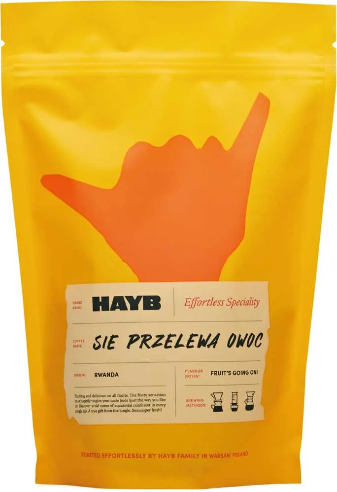 HAYB Sie Przelew vaisinės kavos pupelės 500g