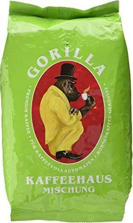 Gorilla Sports Gorilla Kaffeehaus sveikos pupelės 1kg kilnus mišinys be karčiųjų medžiagų
