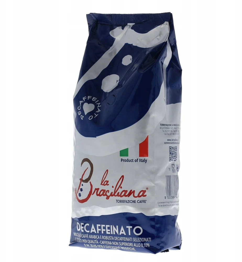 Kavos pupelės La Brasiliana Kavos pupelės La Brasiliana Decaffeinato 1kg