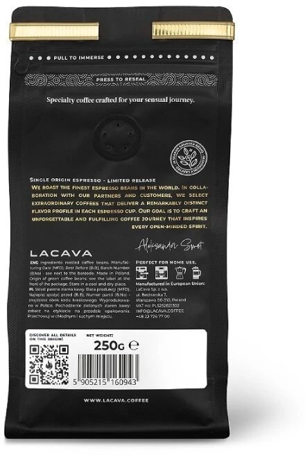 Skrudinta kava LaCava Skrudinta kava Konesso Exclusive - Mexican Chocolate Shot 250 g