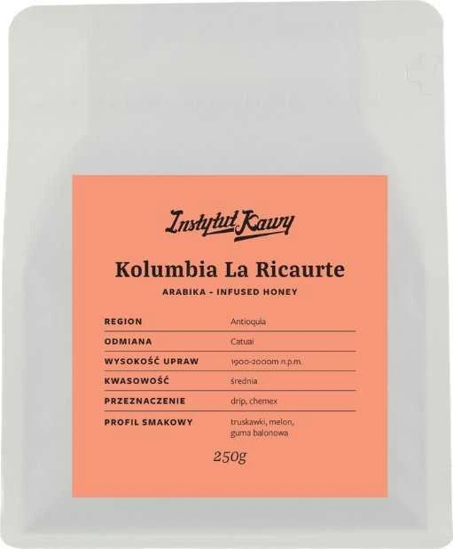 Instytut Kawy - Kolumbijos La Ricaurte infuzinis medaus filtras 250g