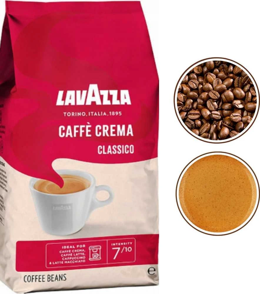Kavos pupelės Lavazza Caffe Crema Classico 1kg