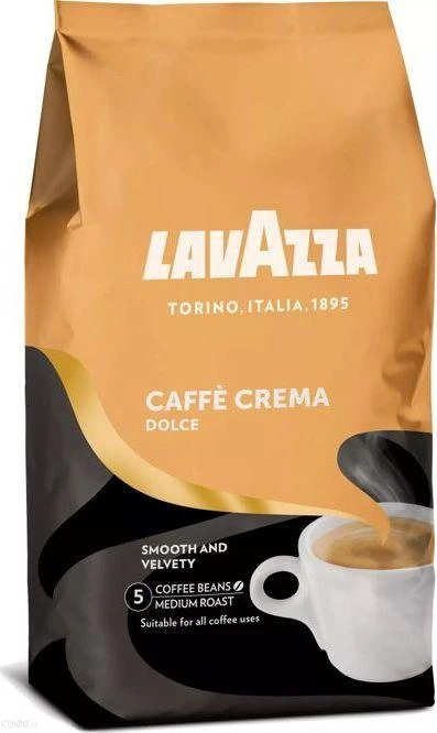 Lavazza Caffe Crema Dolce kavos pupelės, 1kg