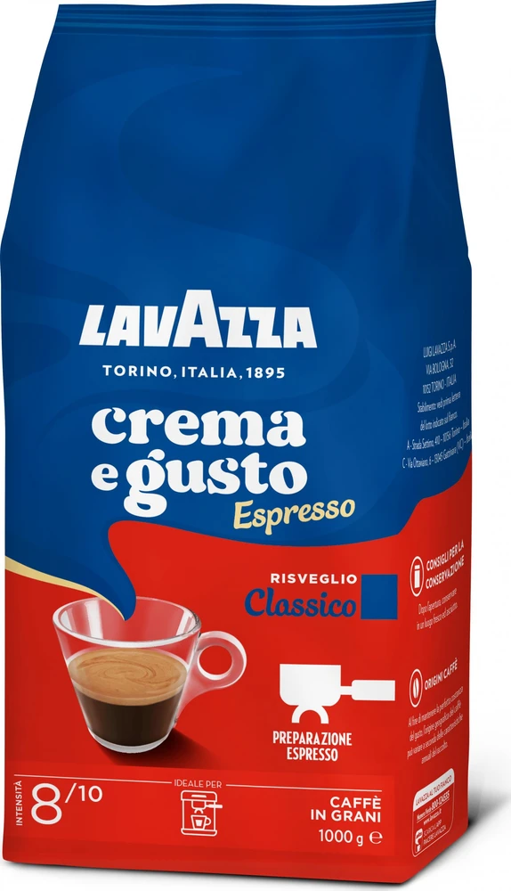 Kavos pupelės Lavazza Crema e Gusto Espresso, 1kg