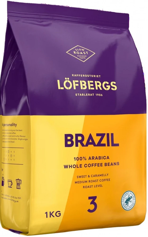 Kavos pupelės Lofbergs Brazil, 1kg