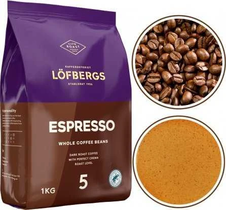 Kavos pupelės Lofbergs Espresso, 1kg