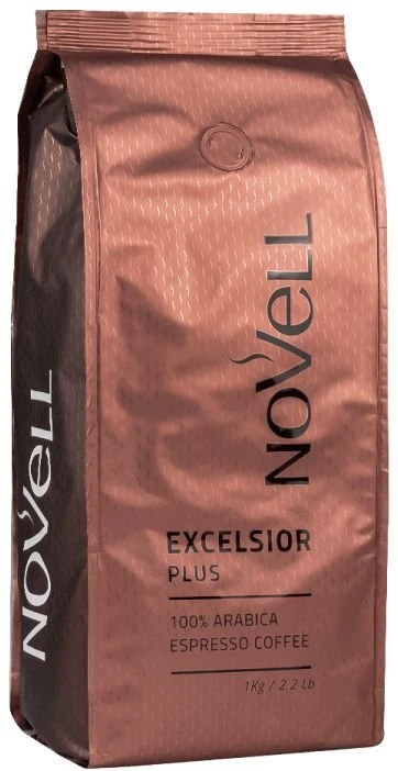 Novell Novell Excelsior Plus 1kg malta kava pupelėse