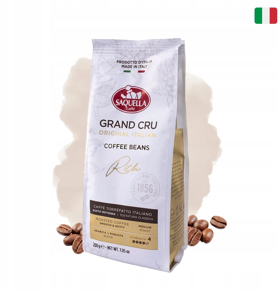 Saquella pupelių kava SAQUELLA Grand Cru Rich 200 g