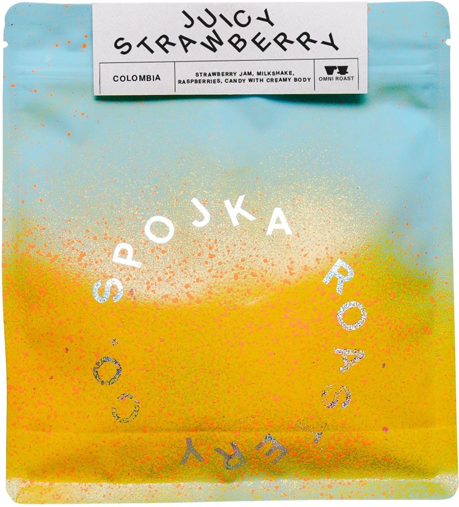 Kawa ziarnista Spojka Spojka - kawa ziarnista Kolumbia Juicy Strawberry Co-fermented with Fruits Omniroast 200 g
