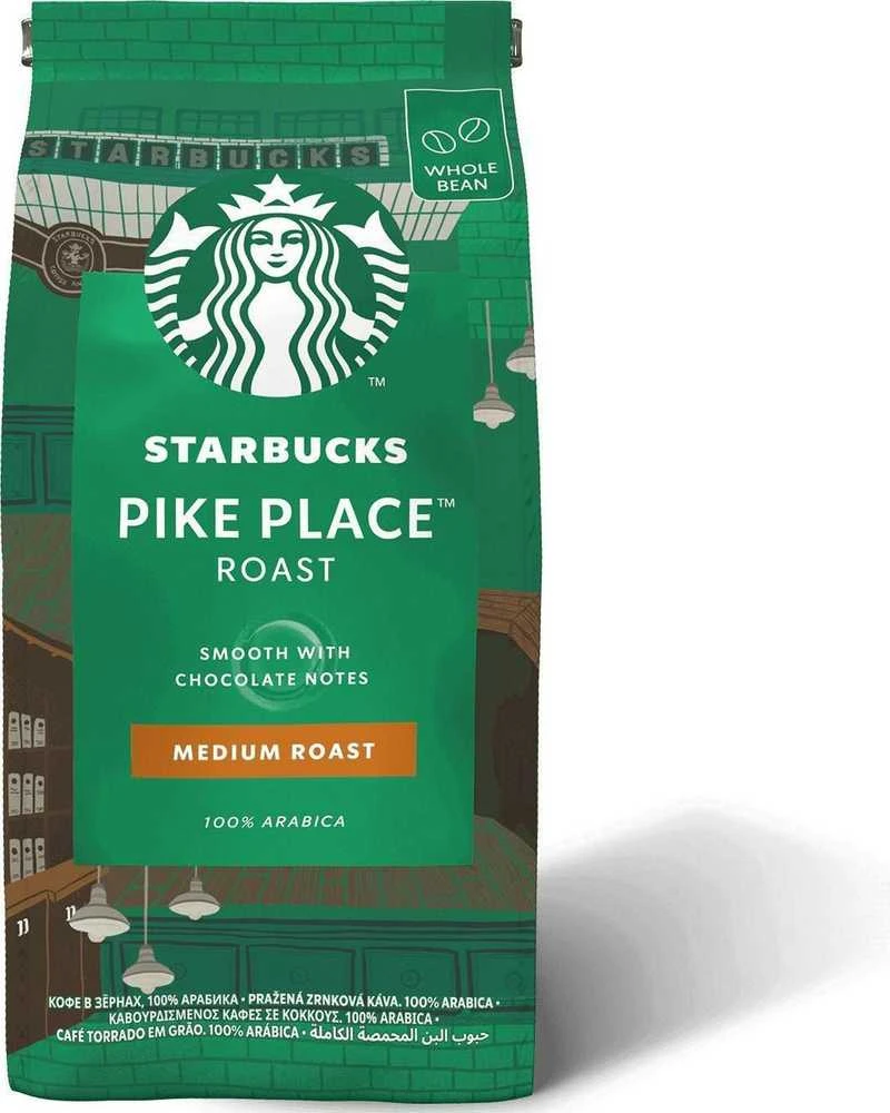 Starbucks Medium Pike Place kavos pupelės 450 g