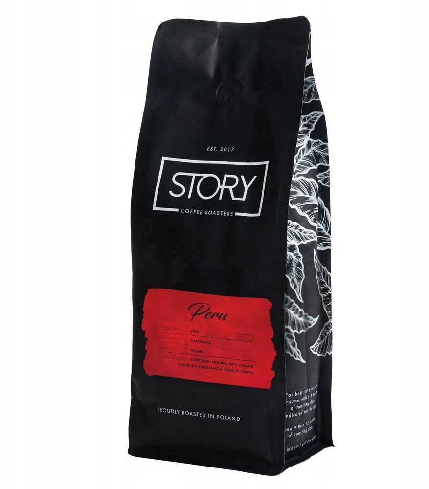 Story Coffee Roasters kavos pupelės Story Peru Cajamarca 1kg