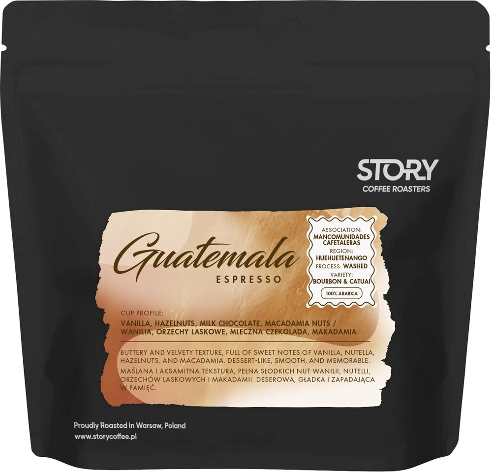 „Story Coffee Roasters“ – karšta espreso kava Gvatemaloje, 250 g