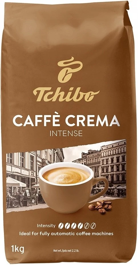 Kavos pupelės Tchibo Cafe Crema Intense 1kg