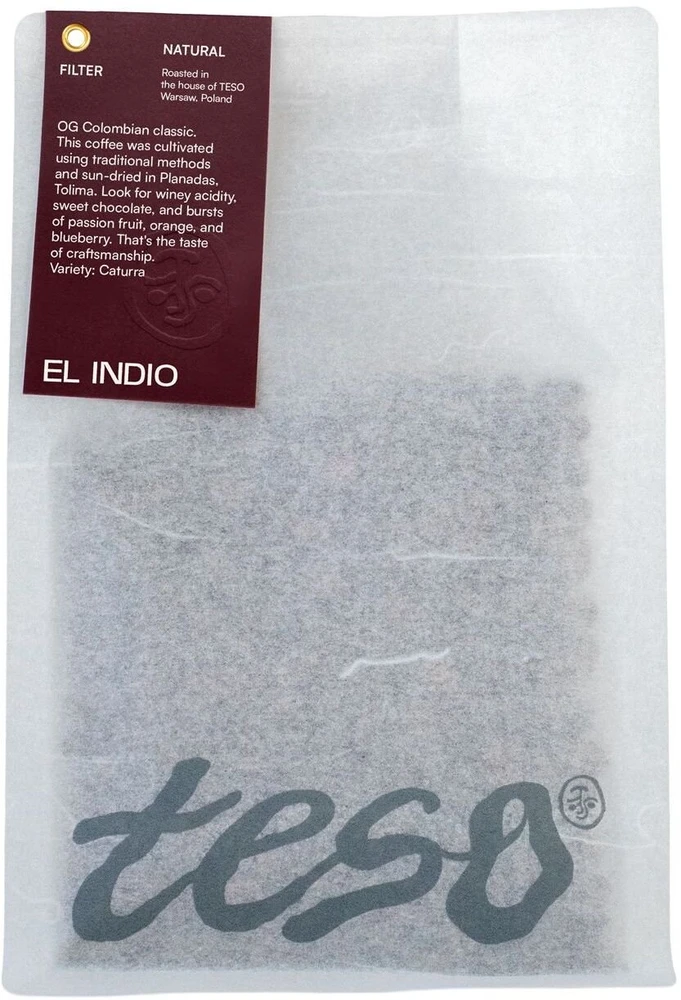 Kawa ziarnista Teso Kolumbia El Indio 250 g