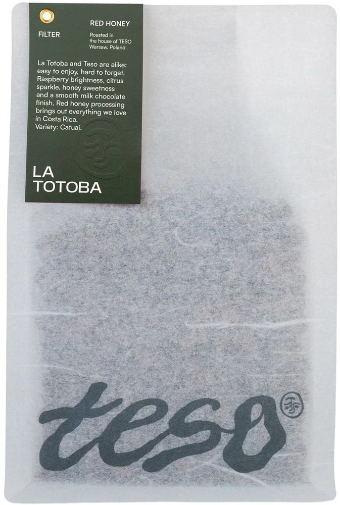 Teso - Costa Rica La Totoba Raudona Honey Filter 250 g