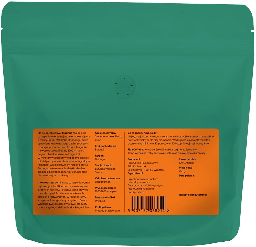 The Barn Figa Coffee Figa kava - Burgundiško stiliaus duonos skonio, filtruota 250 g