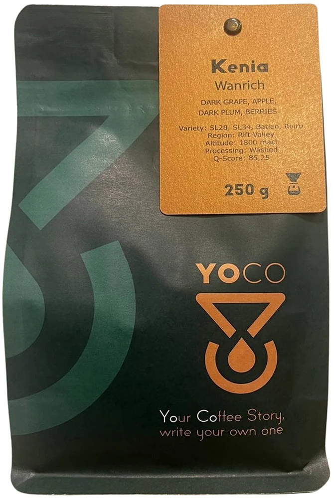 YOCO - Kenijos „Wanrich“ plautas filtras 250 g