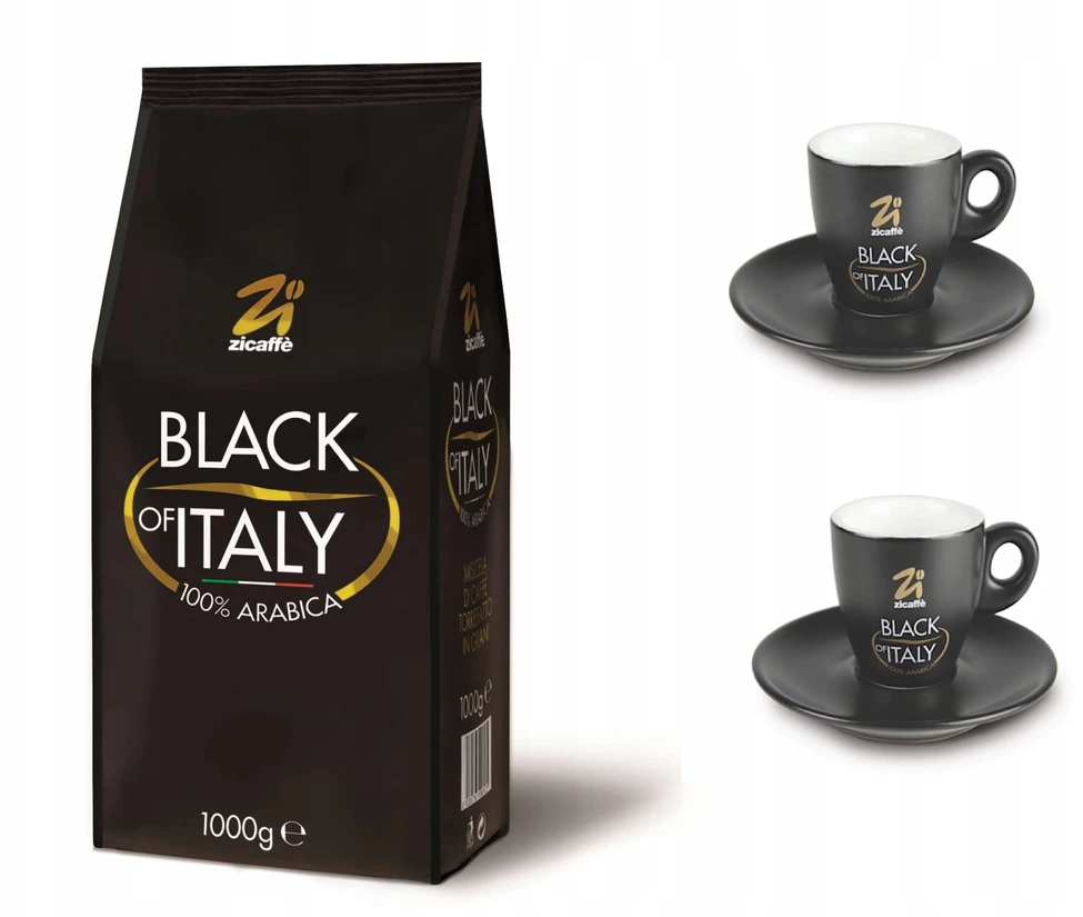 Kawa ziarnista Zicaffe Kawa ziarnista Juodas of Italy 100% Arabica 1kg
