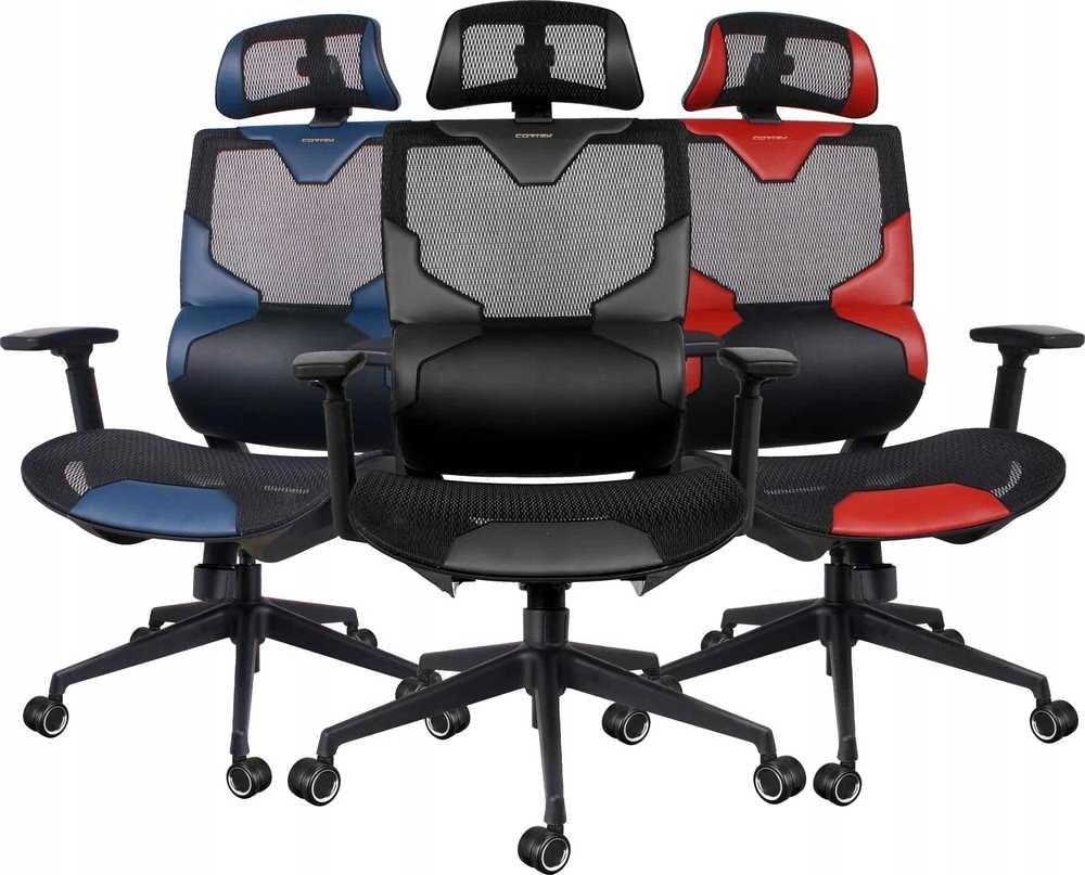 Fotel Cortek VISION Juodai-Mėlyna (VISBLU)
