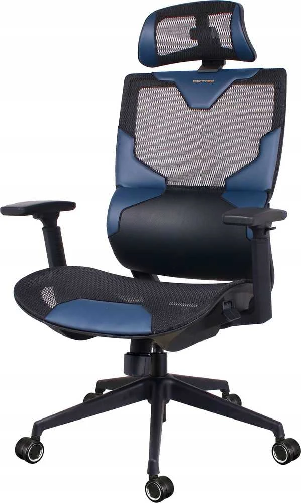 Fotel Cortek VISION Juodai-Mėlyna (VISBLU)