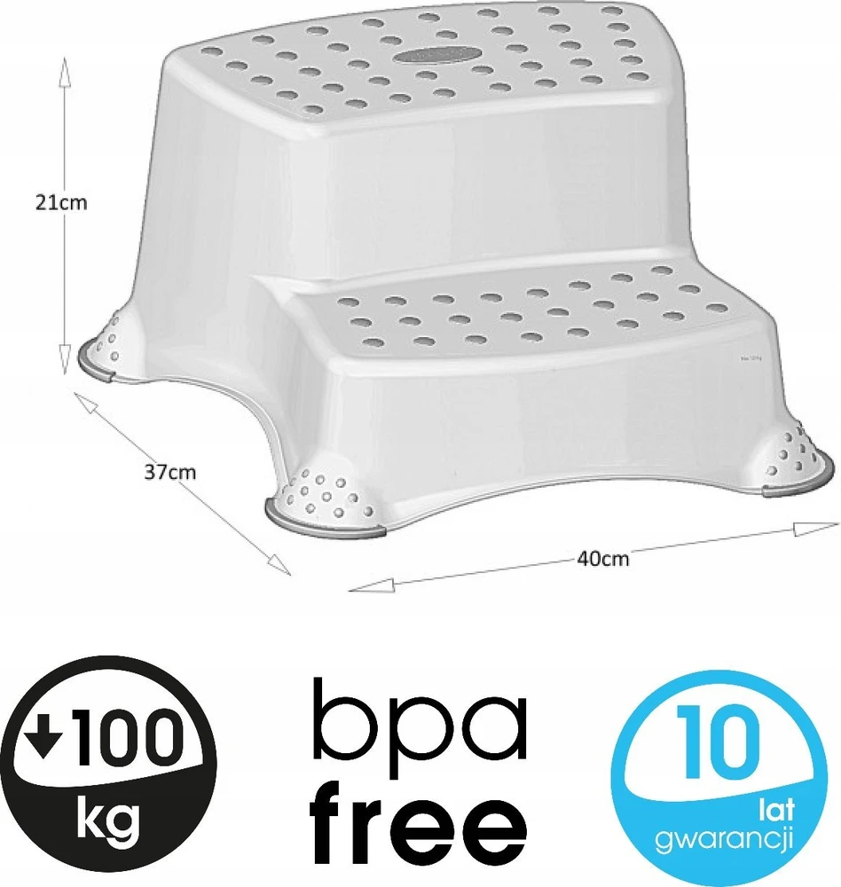 KEEEPER dvigubas laiptelis PEPPA, baltas, 10032