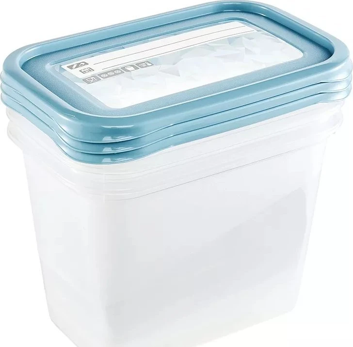 Keeeper Magic Mia magiškas ledo rinkinys iš 2 indelių, 2 x 2 l, su daugkartinio naudojimo etikete